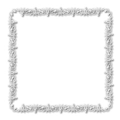 Fototapeta premium frames in vintage style with elements of ornament, art, pattern, background, texture