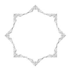 frames in vintage style with elements of ornament, art, pattern, background, texture