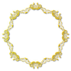 frames in vintage style with elements of ornament, art, pattern, background, texture