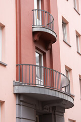 Aachen januar 2023: beautiful house facade in the city center