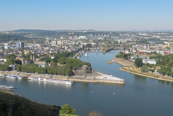 Deutsches Eck in Koblenz