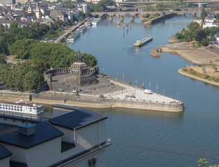 Deutsches Eck in Koblenz