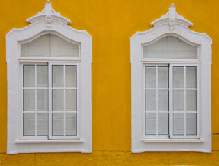 Architecture details of the pretty city of Olhao in the south of Portugal