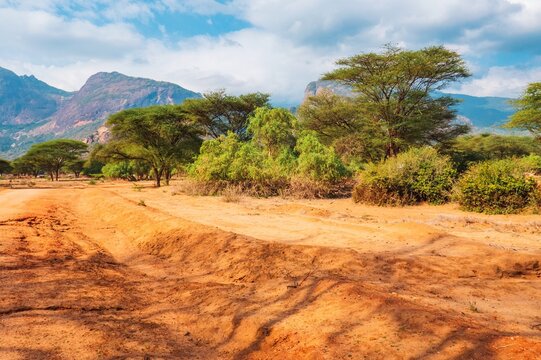 Scenic view of mountains at Ndoto Mountains Range in Ngurunit, Marsabit County, Kenya