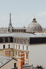 Vue sur les toits de Paris et la Tour Eiffel