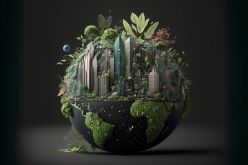 Globe Bubble micro world cosmos environmental small miniature diorama dolls size planet ecosystem