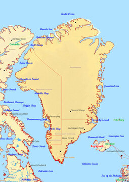  map with cities streets rivers lakes