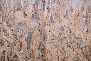 OSB board chipboard natural texture