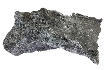 native lead cluster from Garpenberg Mine, Sweden isolated on white background