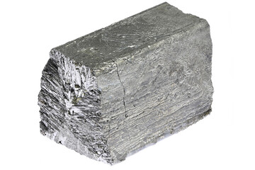 99.99% fine tellurium isolated on white background