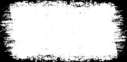 Scratched Frame. Grunge Urban Background Texture Vector. Dust Overlay. Distressed Grainy Grungy Framing Effect. Distressed Backdrop Vector Illustration. EPS 10.