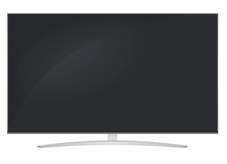 HD television monitor. vector illustration