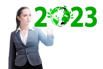 Year of 2023 in ecological concept