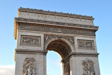 Fototapeta na wymiar arch of triumph in Paris