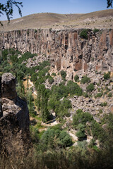 Ihlara Valley in the Cappadocia region of Turkey