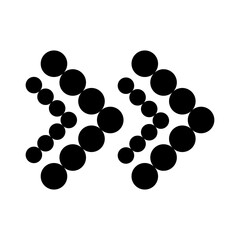 Arrow icon vector. Pointer illustration sign. Direction symbol or logo.