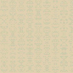 Abstract Color Halftone Dots generative art background illustration