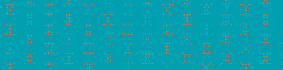 Abstract Color Halftone Dots generative art background illustration