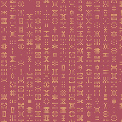 Abstract Color Halftone Dots generative art background illustration