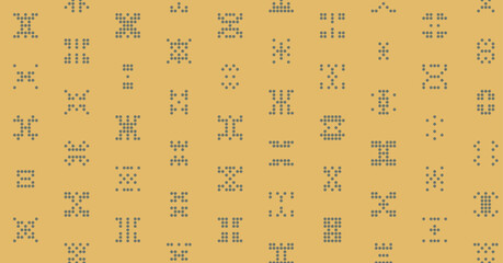 Abstract Color Halftone Dots generative art background illustration