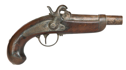 Petit pistolet ancien de collection	