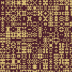 Abstract Color Halftone Dots generative art background illustration