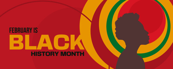 Fototapeta na wymiar Black history month celebrate. vector illustration design graphic , banner Black history month