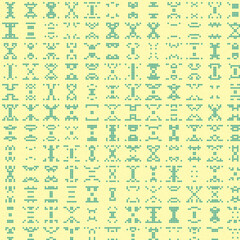 Abstract Color Halftone Dots generative art background illustration