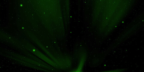 Fototapeta na wymiar green background with particles