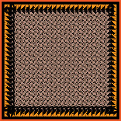 geometric line scarf pattern and background texture textile design