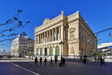 Building of Palais de la Bourse