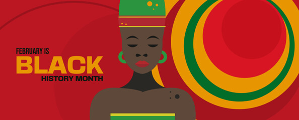 Black history month celebrate. vector illustration design graphic , banner Black history month