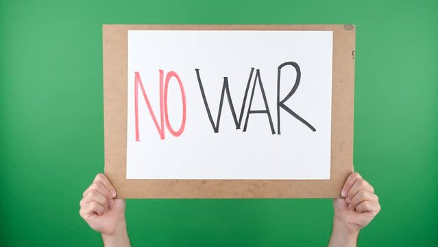 No War oster slogan
