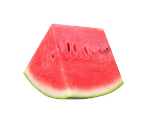 Sliced of watermelon isolated transparent png