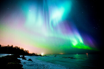 Aurora Borealis in Oulu, Finland