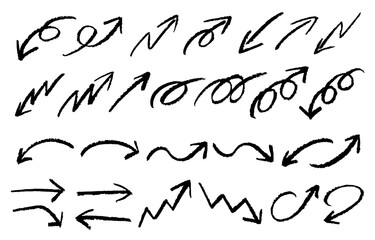 arrow icon in various forms, 
다양한 형태의 화살표 아이콘