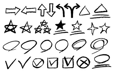 set of various icons, 다양한 아이콘 세트