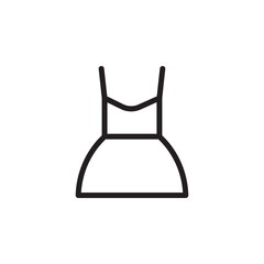 dress woman vector for website symbol icon presentation