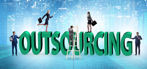 Concept of outsourcing in modern business