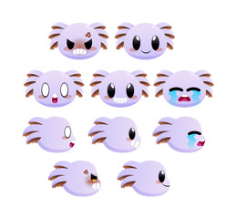axolotl emojis