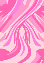 Fototapeta na wymiar The background image is in pink tones, using shapes to arrange. Composition with gradation used for graphics