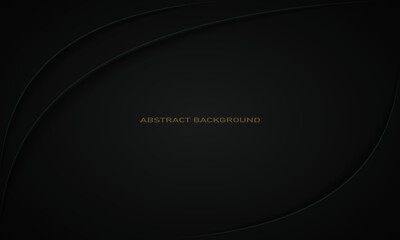 elegant dark background with curved lines in the corners