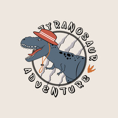 dinosaur life vector illustration