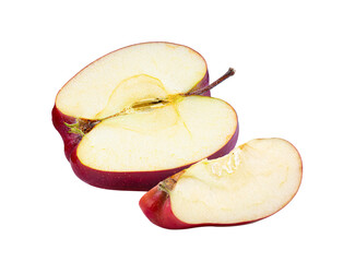 red apple on transparent png