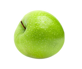 Perfect Fresh Green Apple on transparent png