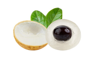 ripe longan on transparent png