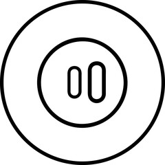  Pause icon, vector illustration. Flat design style. vector pause icon illustration.eps