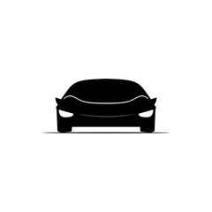 Automobile vector icon. Car vector icon. Motorized auto vehicle for transportation.
