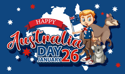 Happy Australia Day Banner