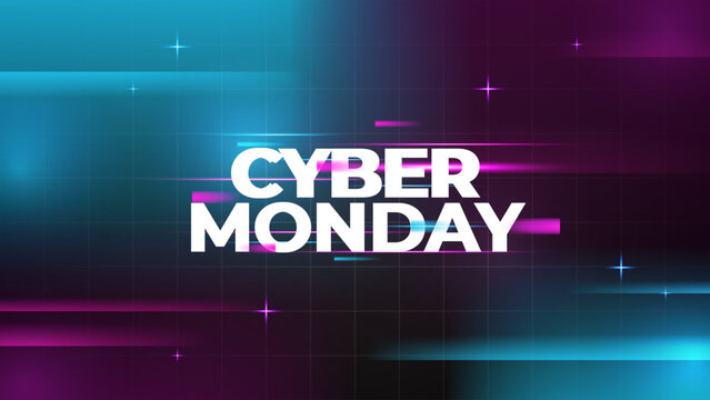 Cyber monday editable text effect suitable for cyber monday themed events.